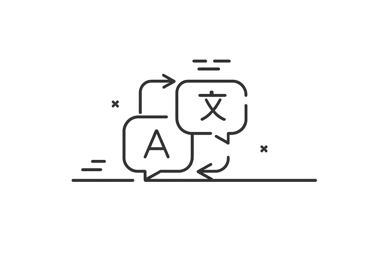 Photo illustrative de traduction